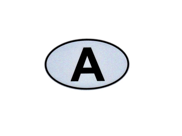 Etiketçilere Özel Reflektif Sticker A Avusturya Harfi Sticker ürün görseli 1
