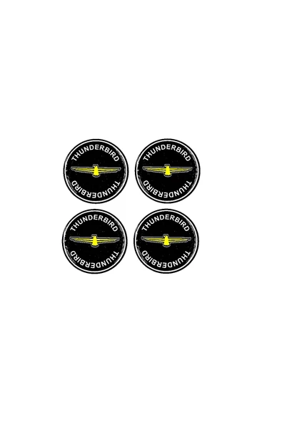 Etiketçilere Özel THUNDERBIRD Jant Göbeği  Damla Sticker - Jant Göbeği Damla Sticker Thunderbird ürün görseli 1