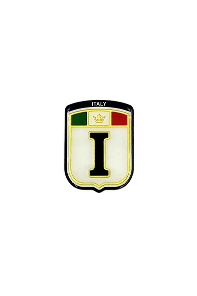 Etiketçilerin Vazgeçilmezi Arma Mini Aksesuar I (ITALY) İtalya 3D Görünüm Sticker ürün görseli 1
