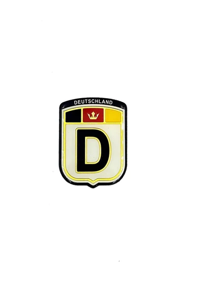 Etiketçilerin Vazgeçilmezi Arma Mini Aksesuar D (Deutschland) Almanya 3D Görünüm Sticker ürün görseli 1