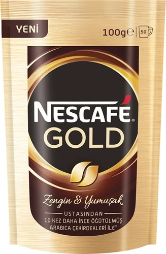Nescafe Gold Klasik Sade 100 gr Paket - Resim 2
