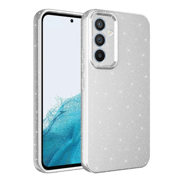 Vendas Samsung Galaxy A35 Kılıf Kamera Korumalı Simli Lüks Zore Koton Kapak ürün görseli 1