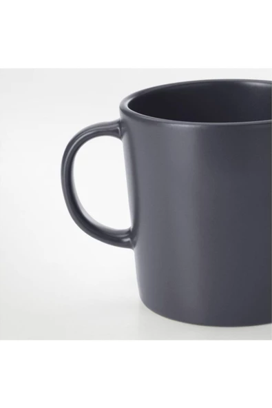 Dınera Koyu Gri Bardak Kupa 300 Ml - Resim 2