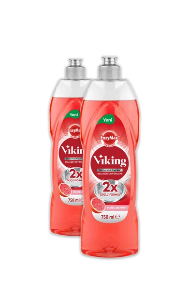 TECHNOPOWER Bulaşık Deterjanı Pembe Greyfurt 750 ml 2 Adet ürün görseli 1