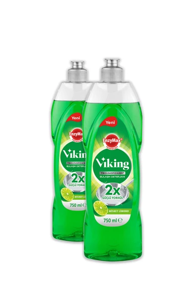 TECHNOPOWER Bulaşık Deterjanı Misket Limon 750 ml 2 Adet ürün görseli 1