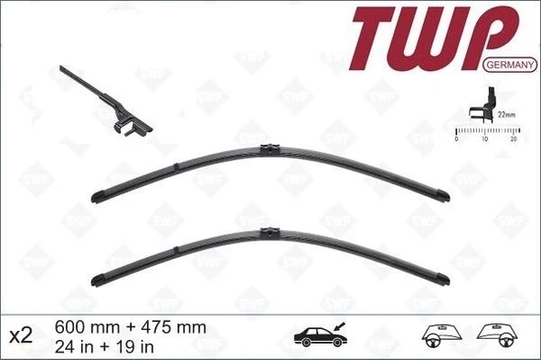 3G1998001 Silecek Süpürgesi SOL & SAĞ Set - Passat 2015-> ürün görseli 1