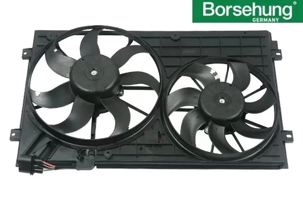 1TD121203A Fan Motorları & Dual Çerçeve 200W+150W - Caddy-Golf 5-Octavia-Passat-Jetta-Toledo-Leon-A3 ürün görseli 1