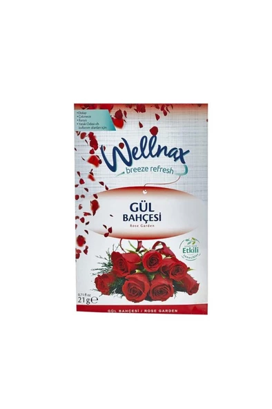 Wellnax breeze refresh Dolap Ve Çekmece Kokusu Gül Bahçesi Kesesi ürün görseli 1