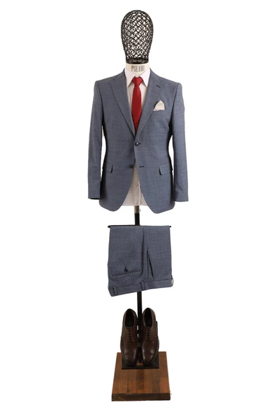 Slim Fit Takım Elbise - Resim 8