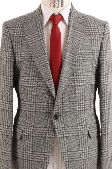 Slim Fit Ceket - Resim 7