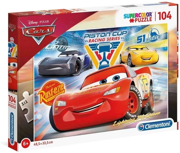 Clementoni 27072 Puzzle 104 Parça Cars 3 ürün görseli 1