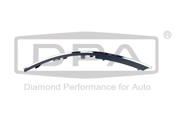 4F0853065AS1 Tampon Çıtası & İç Plastiği Komple Ön SOL Krom - Audi A6 2006-2011 ürün görseli 1