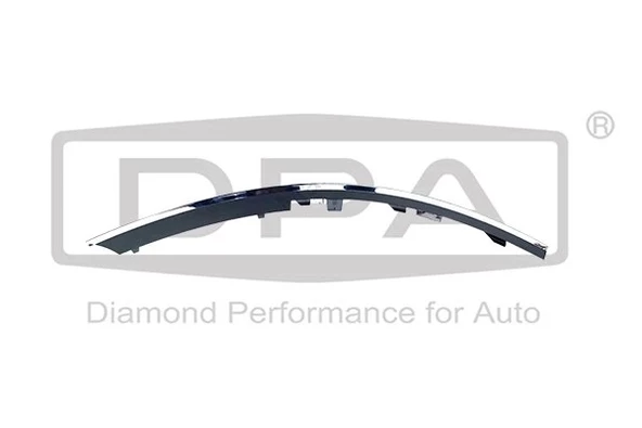 4F0853066AS1 Tampon Çıtası & İç Plastiği Komple Ön SAĞ Krom - Audi A6 2006-2011 ürün görseli 1