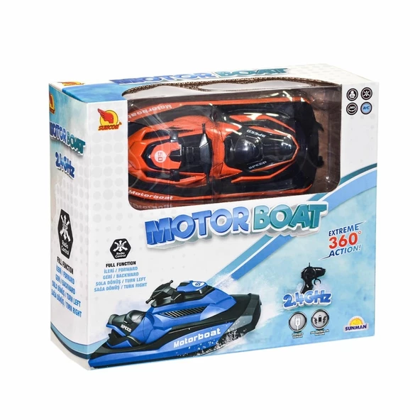 3328 Kumandalı Işıklı Motorboat 2.4GHz -Sunman ürün görseli 1