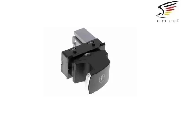 5K0959855 Cam Açma Anahtarı Tekli Krom - Golf-Jetta-Passat-Passat Cc-Polo-Caddy-Tiguan ürün görseli 1
