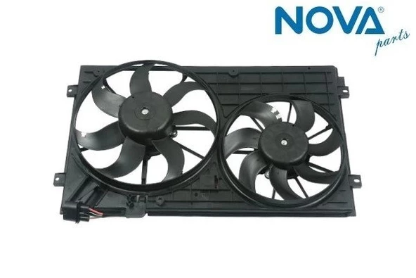 1TD121203A Fan Motorları & Dual Çerçeve 300W+200W - Caddy-Golf 5-Octavia-Passat-Jetta-Toledo-Leon-A3 ürün görseli 1