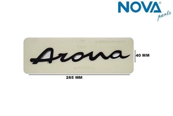 6F9853687 3Q7 Yazı Arona Siyah - Arona ürün görseli 1