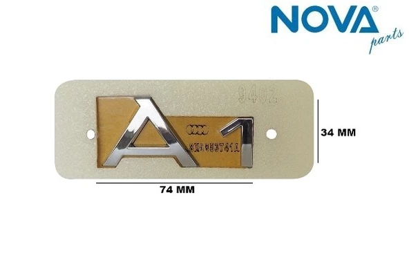 8X0853741A 2ZZ Yazı A1- Audi A1 ürün görseli 1