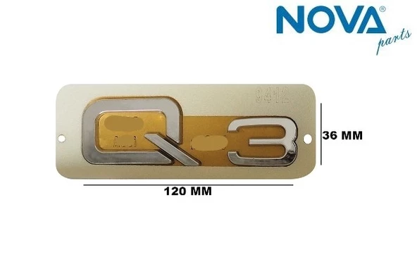 8U0853741 2ZZ Yazı Q3 - Audi Q3 ürün görseli 1