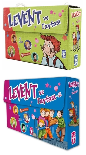 Levent Ve Tayfası 1 ve 2 Set 2 Kutu 10 Kitap ürün görseli 1