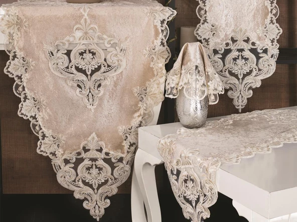 Miray Kadife Salon Takımı 5 Parça - Resim 2