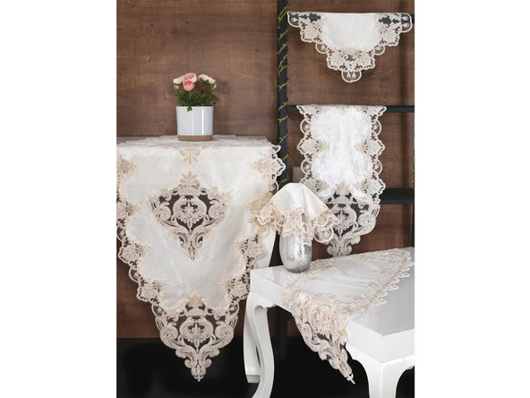 Miray Kadife Salon Takımı 5 Parça - Resim 7