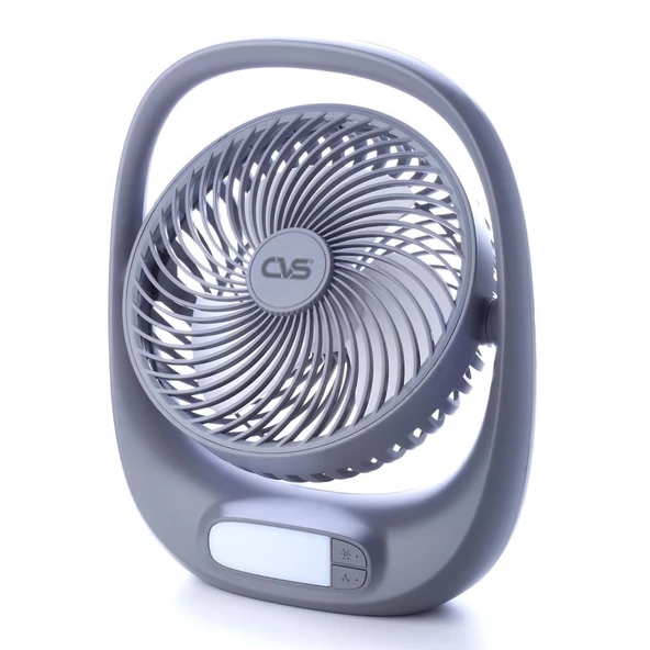 CVS DN 91026 Portatif Masa Üstü Vantilatör Gri ürün görseli 1