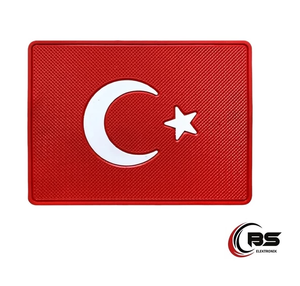 Torpido Aksesuar Türk Bayraklı Kaydırmaz Ped ürün görseli 1