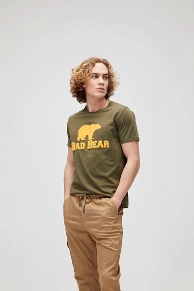 Bad Bear Tee Haki Erkek Tişört - Resim 2