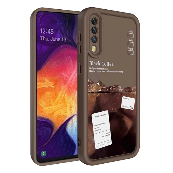 Samsung A50 Uyumlu Kılıf Kamera Korumalı Baskılı Arka Yüzey Klas Kapak ürün görseli 1
