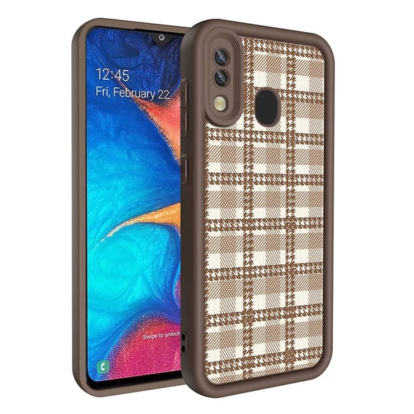 Samsung A20 Uyumlu Kılıf Kamera Korumalı Baskılı Arka Yüzey Klas Kapak ürün görseli 1