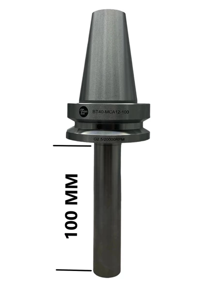 BT40 MCA12 - 100 BOY VİDALI TUTUCU M12X100 BOY VİDALI TUTUCU 20.000 devir balans alınmıştır ürün görseli 1