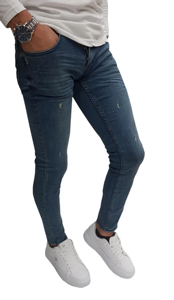 Rocky Denim Slim Fit Yeşil Jean Pantolon-6650 ürün görseli 1