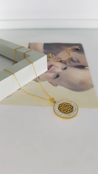 Torus Gold Çelik Kolye Sns200214 - Resim 2