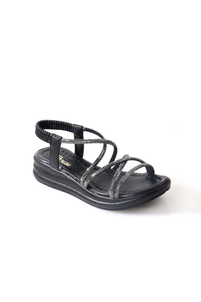 Papuçcity Sprs 02825 Kadın Günlük Taşlı Sandalet ürün görseli 1