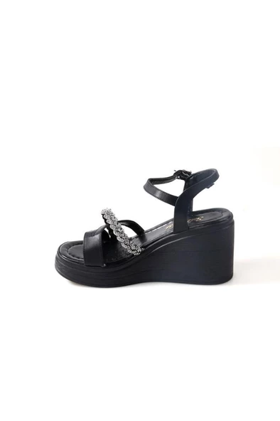 Papuçcity Sprs 02831 Dolgu Taban Kadın Sandalet - Resim 3