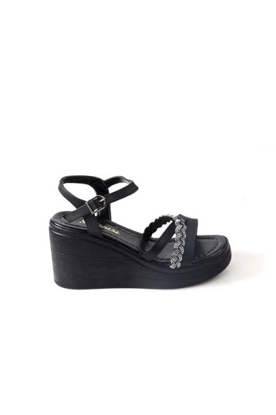 Papuçcity Sprs 02831 Dolgu Taban Kadın Sandalet - Resim 2