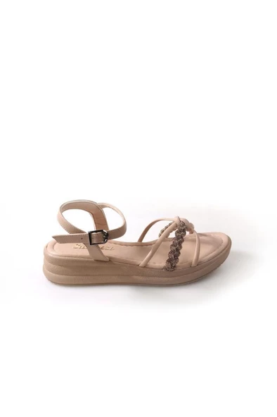 Papuçcity Sprs 02813 Kadın Günlük Sandalet - Resim 2