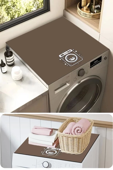 Valerine Life Çamaşır ve Kurutma Makinesi Üstü Düzenleyici Matı Örtüsü Kaymaz Sıvı Geçirmez 27CMD240601 ürün görseli 1