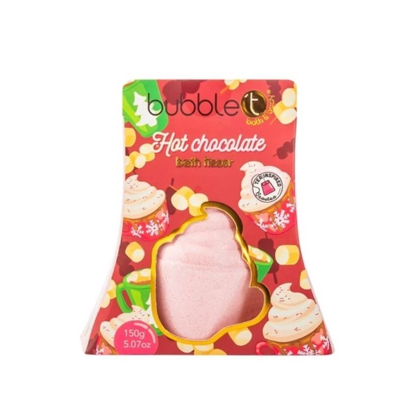 Bubble T Hot Chocolate Bath Fizzer 150 gr Banyo Topu ürün görseli 1
