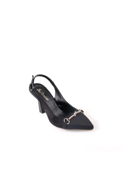 Papuçcity Sprs 02833 8,5 Cm Topuklu Kadın Arkası Açık Stiletto Ayakkabı ürün görseli 1