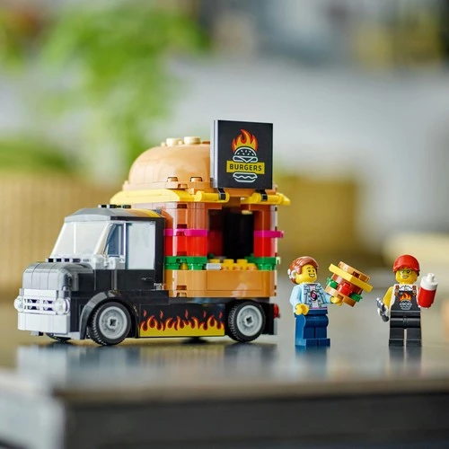LEGO City 60404 Hamburger Kamyonu (194 Parça) - Resim 8