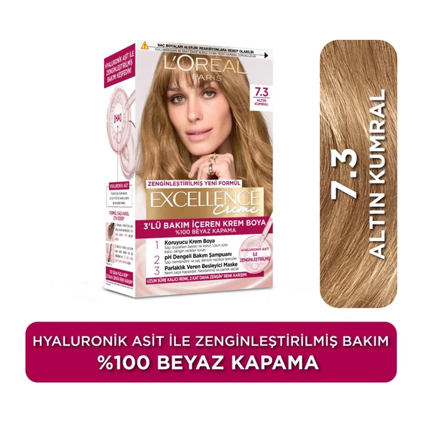 L’oréal Paris Excellence Creme 7.3 Altın Kumral Saç Boyası ürün görseli 1