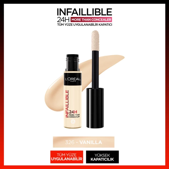 L'oréal Paris Infaillible 24H Tüm Yüze Uygulanabilir Kapatıcı - 326 Vanilla ürün görseli 1