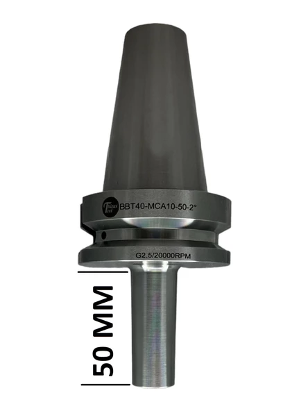 BBT40 MCA10 - 50 BOY VİDALI TUTUCU M10X50 BOY VİDALI TUTUCU 20.000 devir balans alınmıştır ürün görseli 1