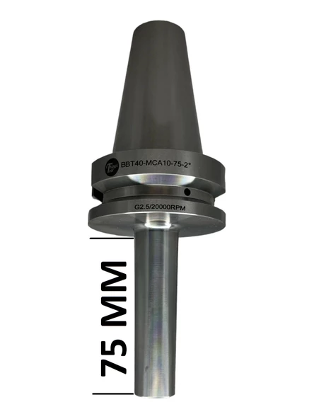 BBT40 MCA10 - 75 BOY VİDALI TUTUCU M10X75 BOY VİDALI TUTUCU 20.000 devir balans alınmıştır ürün görseli 1