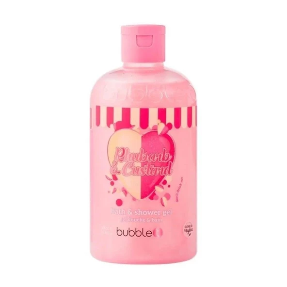 Bubble T Rhubab & Custard Bath & Shower Gel 500 ml Duş Jeli ürün görseli 1