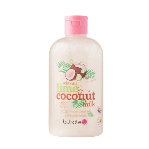 Bubble T Relaxing Lime & Coconut Milk Bath & Shower Gel 500 ml Duş Jeli ürün görseli 1