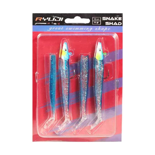 Ryuji Snake Shad Sandeel Silikon Yem 12cm 16g - Resim 5