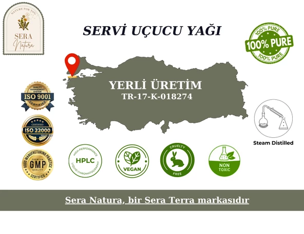 Servi Uçucu Yağı 10 ml. %100 Saf - Resim 6